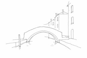 Ponte Chiodo stilizzato senza parapetto