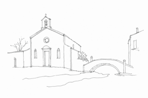 Sant’Alvise a Cannaregio in disegno lineare