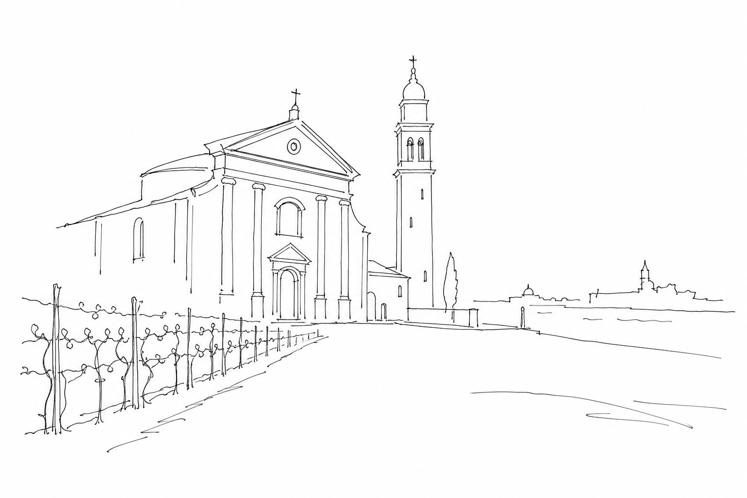San Francesco della Vigna: vigne, proporzioni e silenzio in fondo a Castello