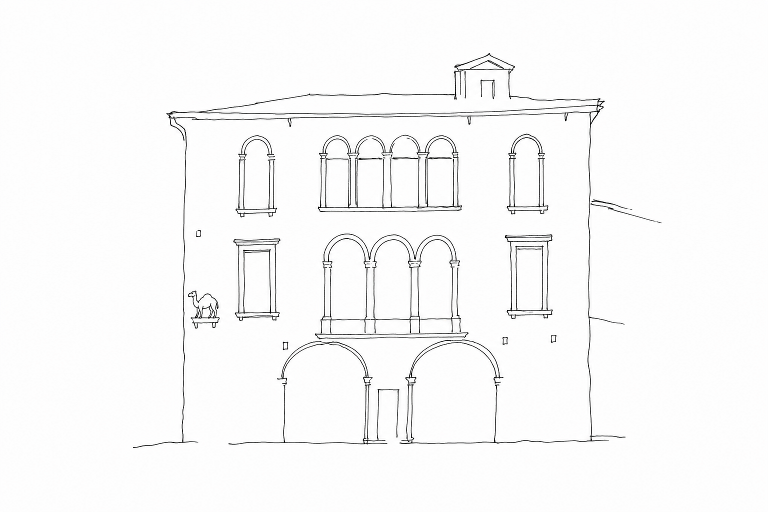 Palazzo Mastelli e il cammello: un dettaglio orientale nel cuore di Cannaregio
