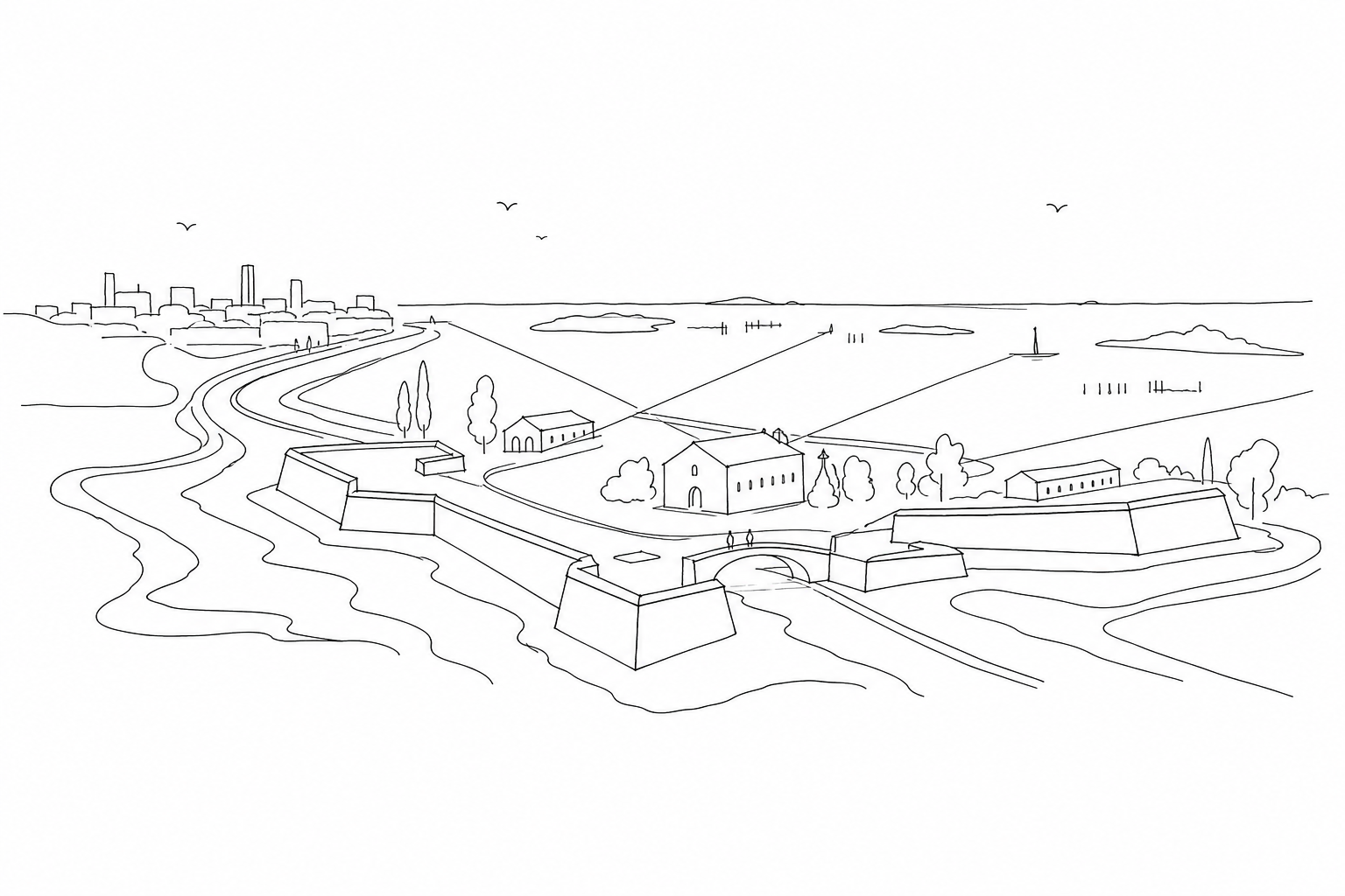 Illustration for Forte Marghera: the green threshold between Mestre, the lagoon and military memory