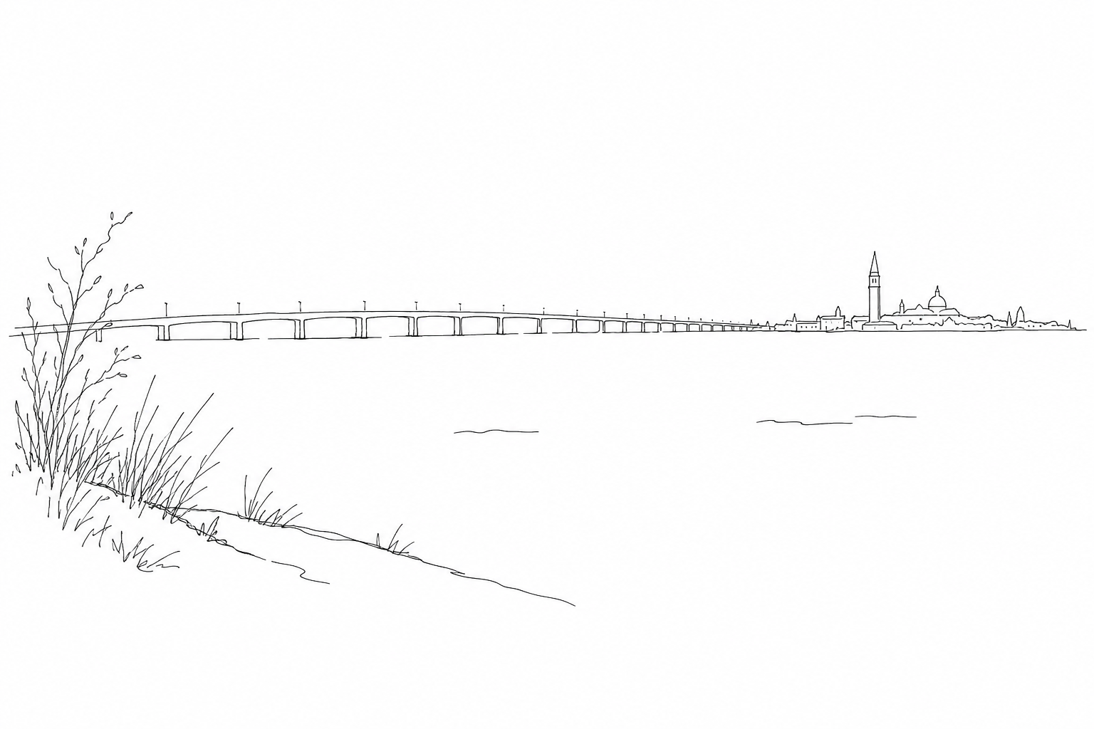 Illustration for Parco San Giuliano: looking at Venice from the mainland without feeling outside history