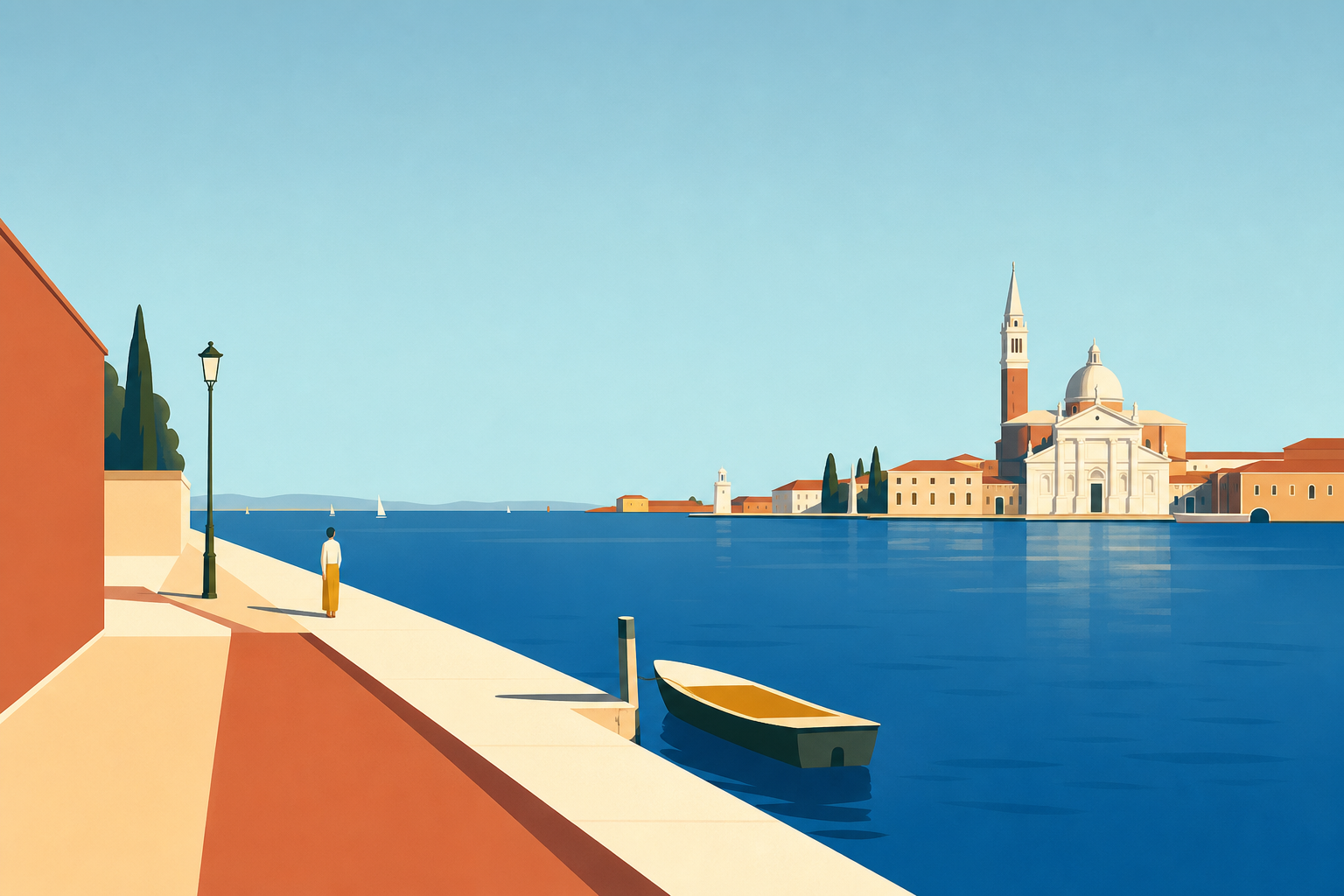 Illustration for La Giudecca vista da vicino: un’isola urbana tra acqua larga, chiese e vita quotidiana