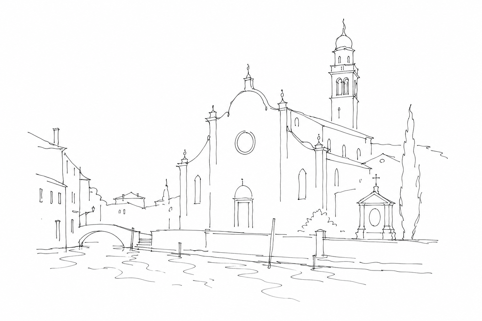 Illustration for La chiesa della Madonna dell’Orto: perché Tintoretto è sepolto in una delle zone più silenziose di Cannaregio
