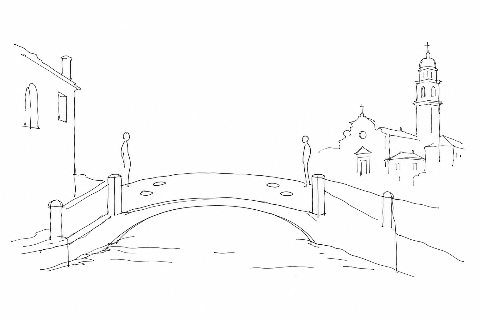 Illustration for Il Ponte dei Pugni a Dorsoduro: storia delle lotte tra Nicolotti e Castellani