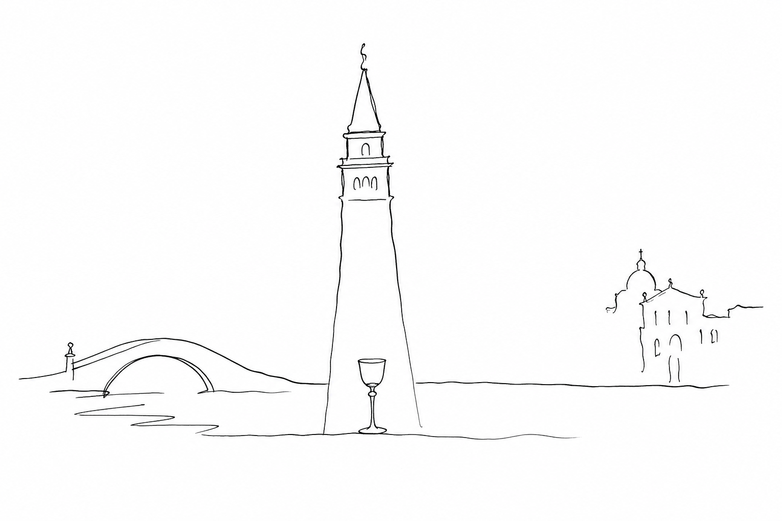 Illustration for Perché a Venezia si dice “ombra”: storia e leggenda del bicchiere di vino più veneziano