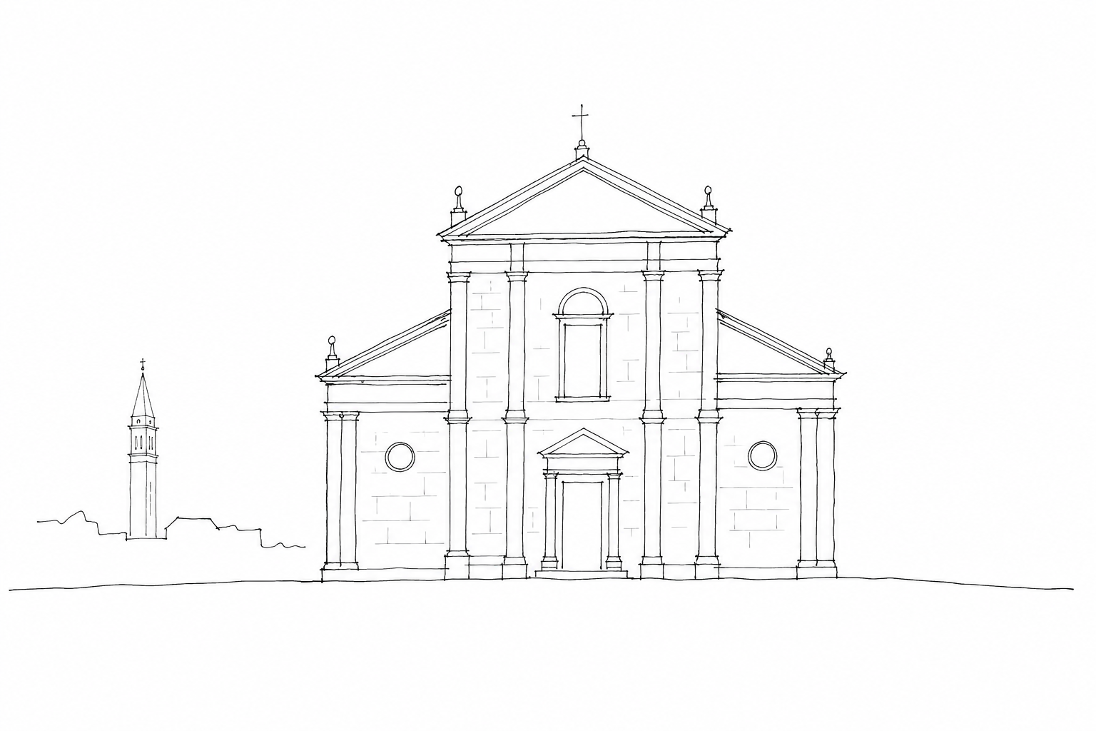 Illustration for San Francesco della Vigna: vigne, proporzioni e silenzio in fondo a Castello
