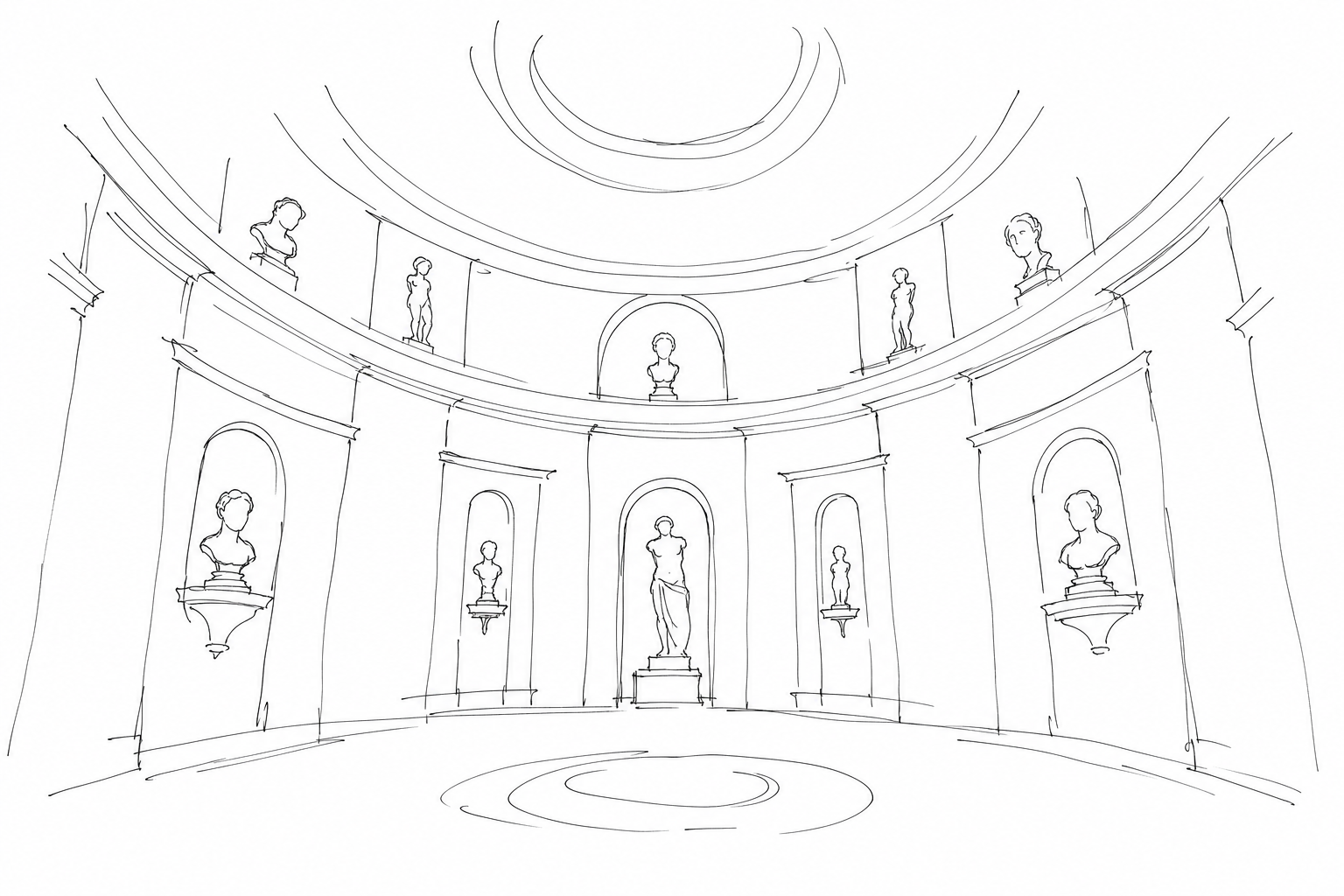 Illustration for Palazzo Grimani: la Tribuna dove Venezia sognava l’antichità classica