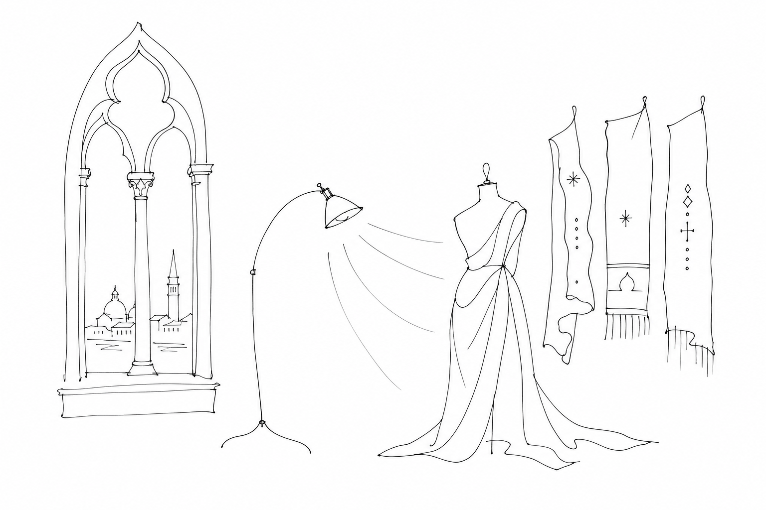 Illustration for Museo Fortuny: stoffe, luce e invenzioni in un palazzo gotico fuori dal percorso più ovvio