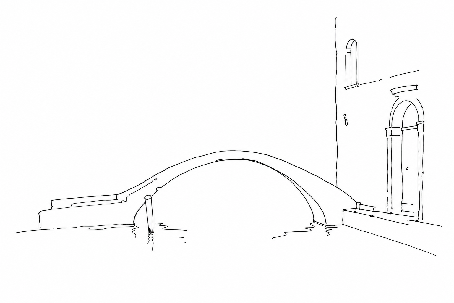 Illustration for Ponte Chiodo a Cannaregio: il ponte senza parapetto che Venezia ha quasi dimenticato