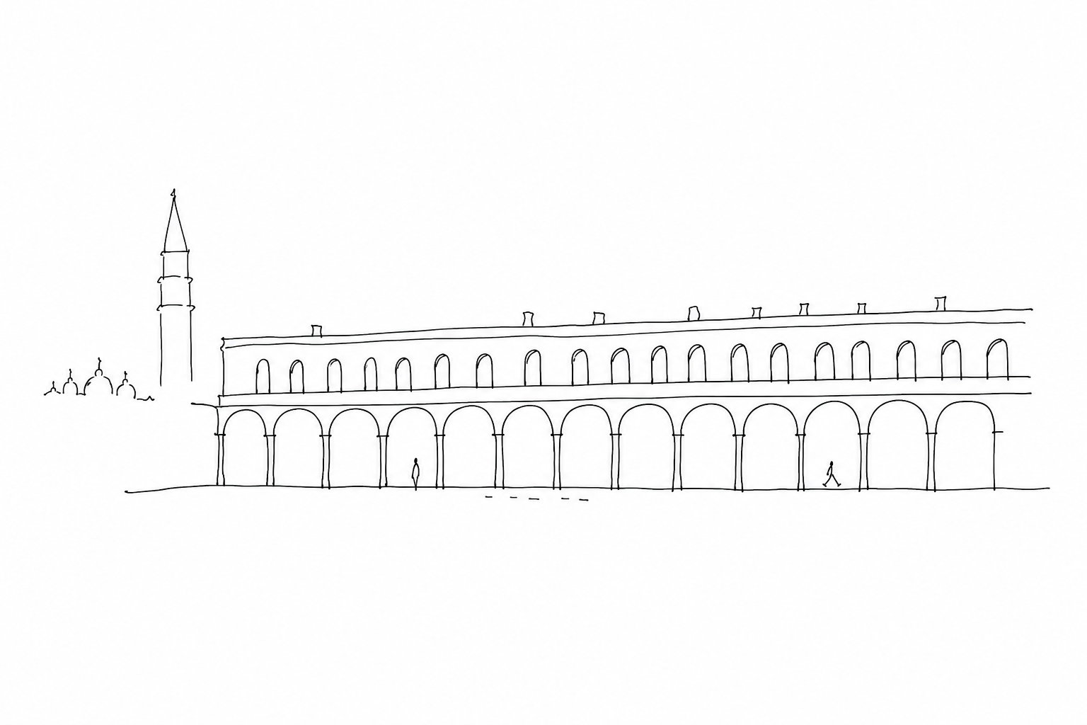 Illustration for The Procuratie up close: how St. Mark’s Square became a perfect urban machine
