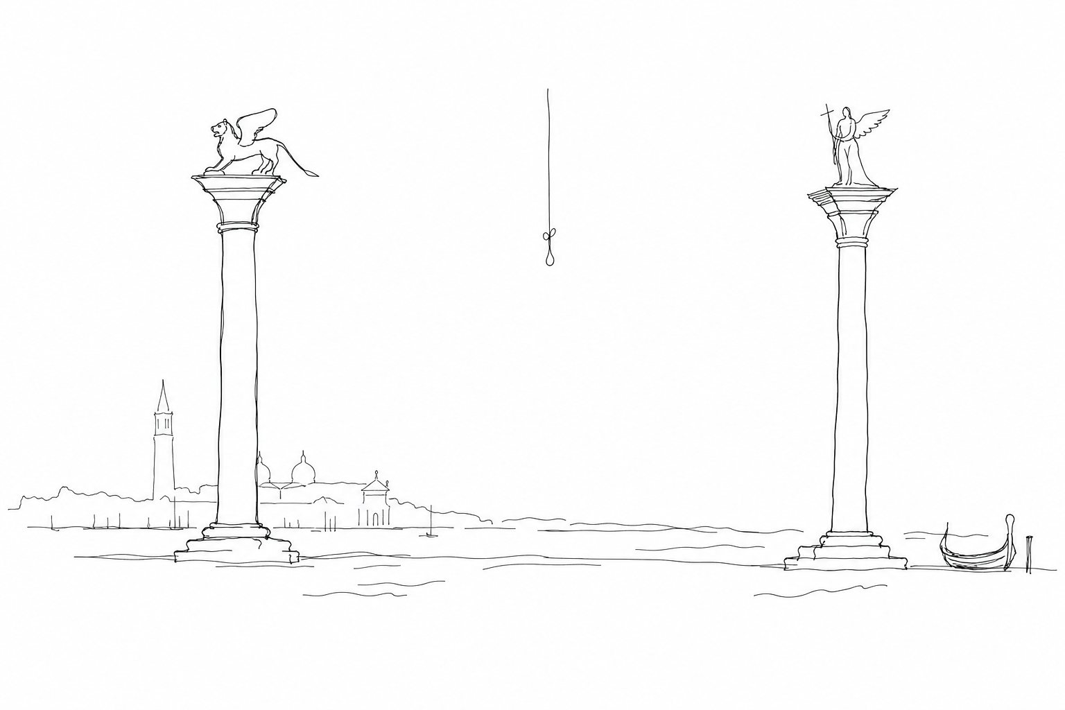 Illustration for The Molo of San Marco: columns, departures and the maritime power of the Serenissima