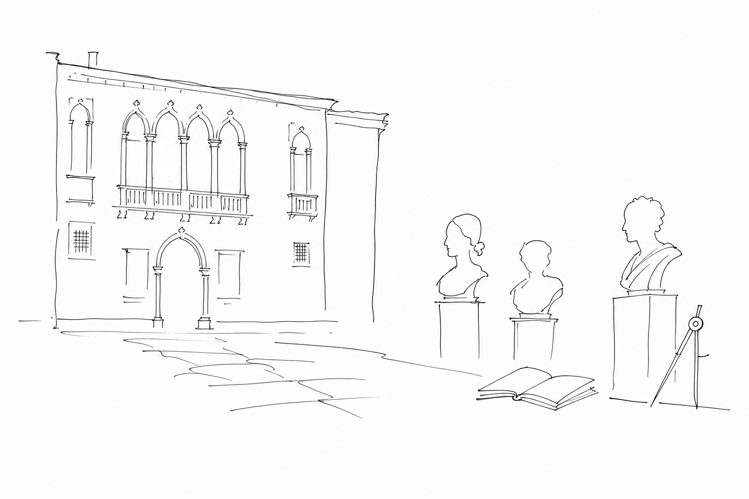 Illustration for Palazzo Loredan in Santo Stefano: science, busts and Venetian culture outside the best-known museums
