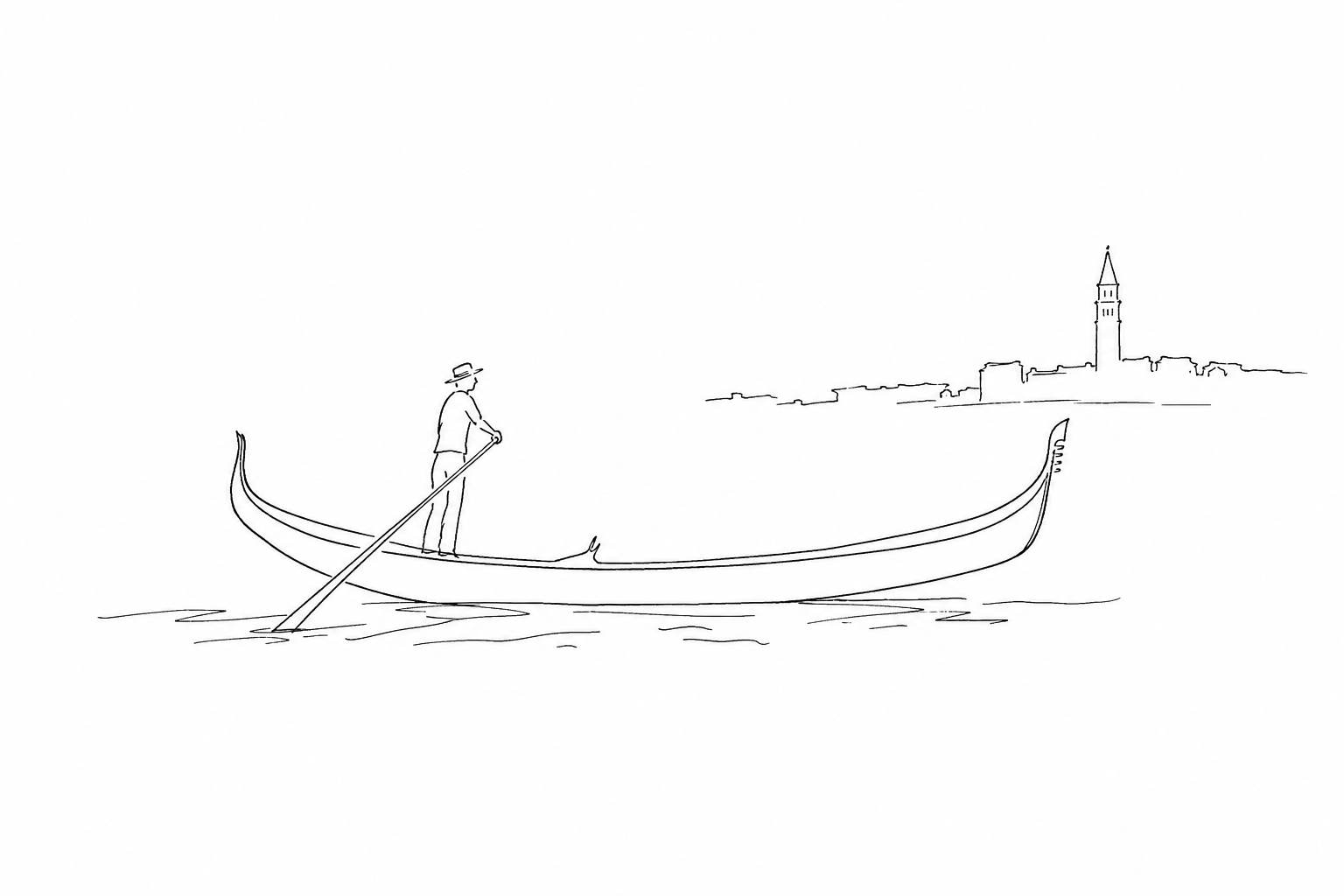 The mascareta: small, agile and Venetian, long before the regatta photos