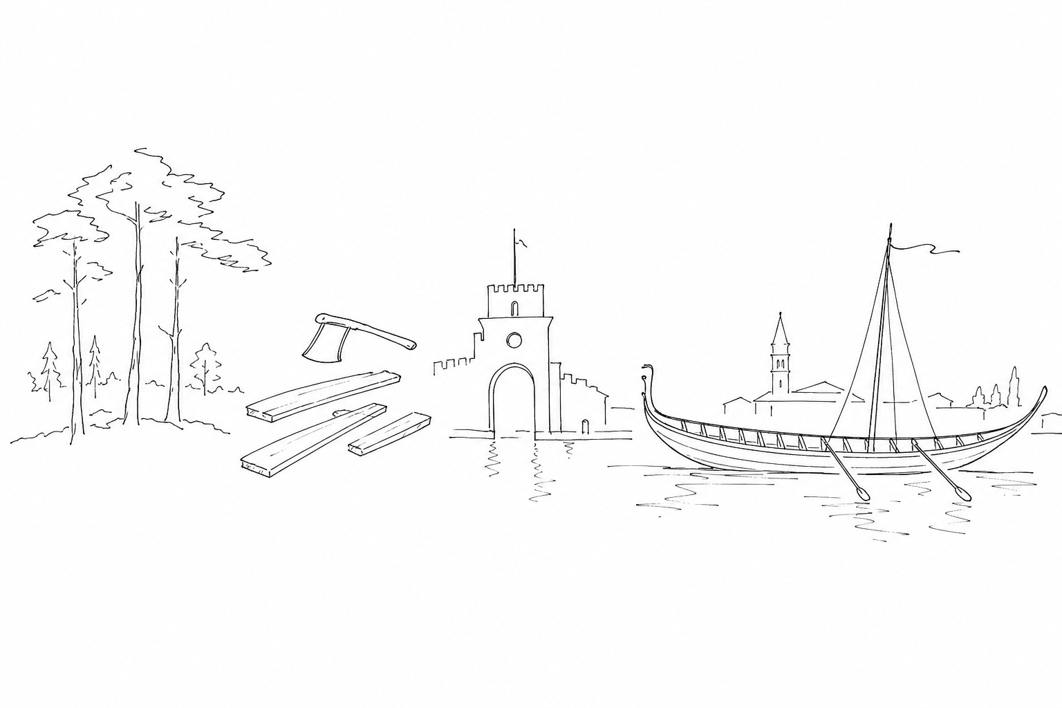 The marangoni of the Arsenal: the wood artisans who built the strength of the Serenissima