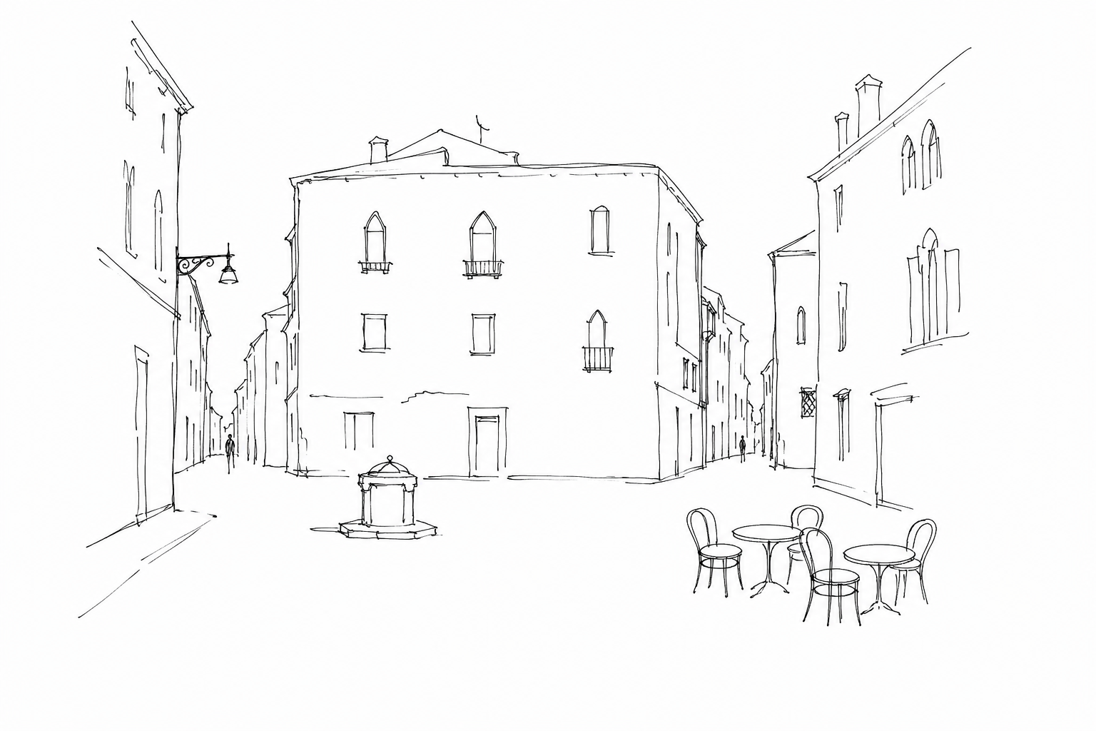 Campo San Luca: la Venezia del passaggio rapido, tra caffè, uffici e calli che si incrociano