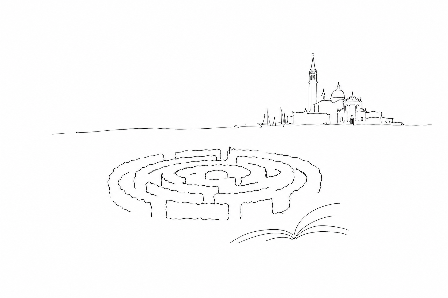 Il labirinto Borges a San Giorgio: perdersi in un giardino costruito come un libro