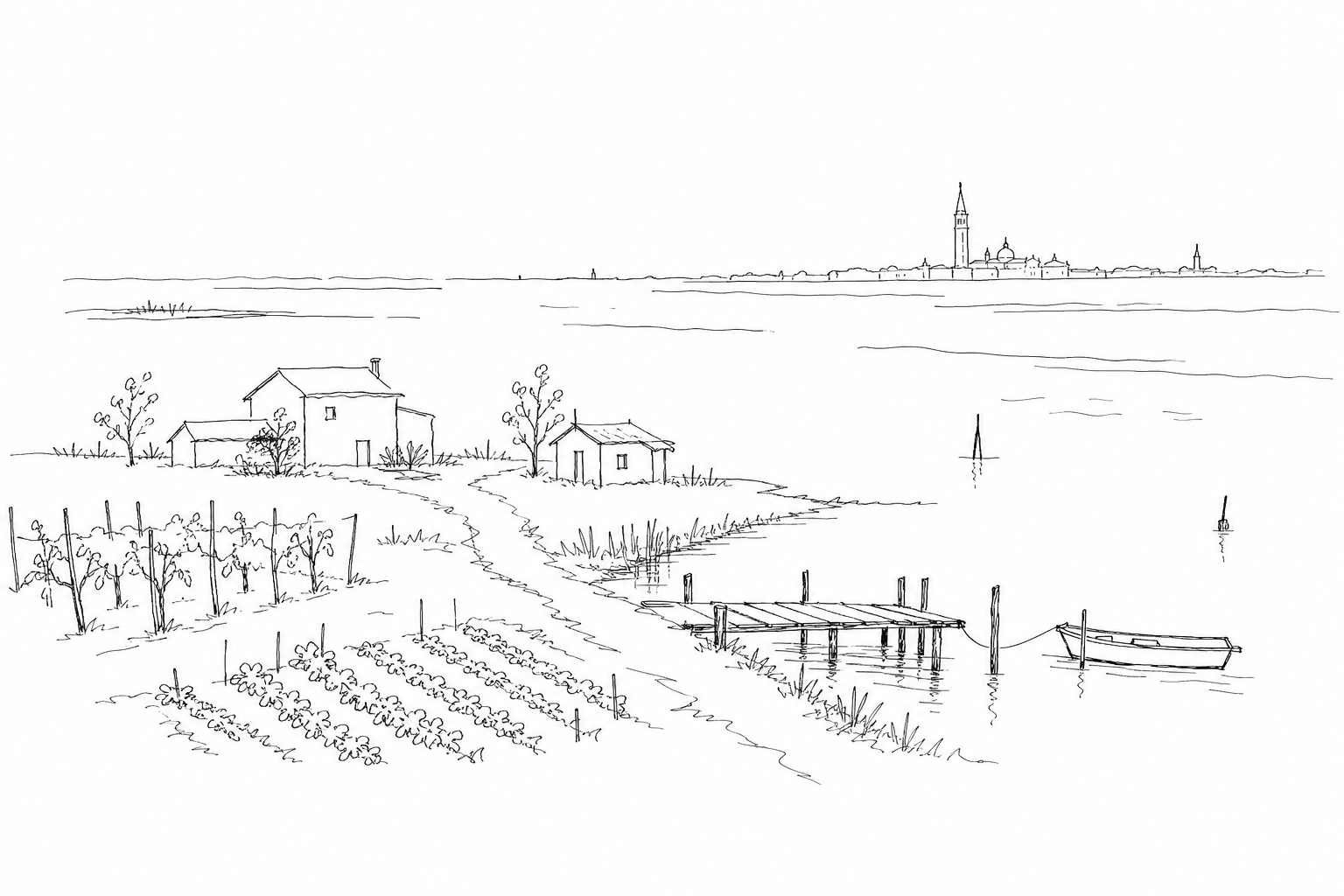Illustration for Le Vignole: vegetable gardens, vineyards and a rural Venice just minutes from the Fondamente Nove
