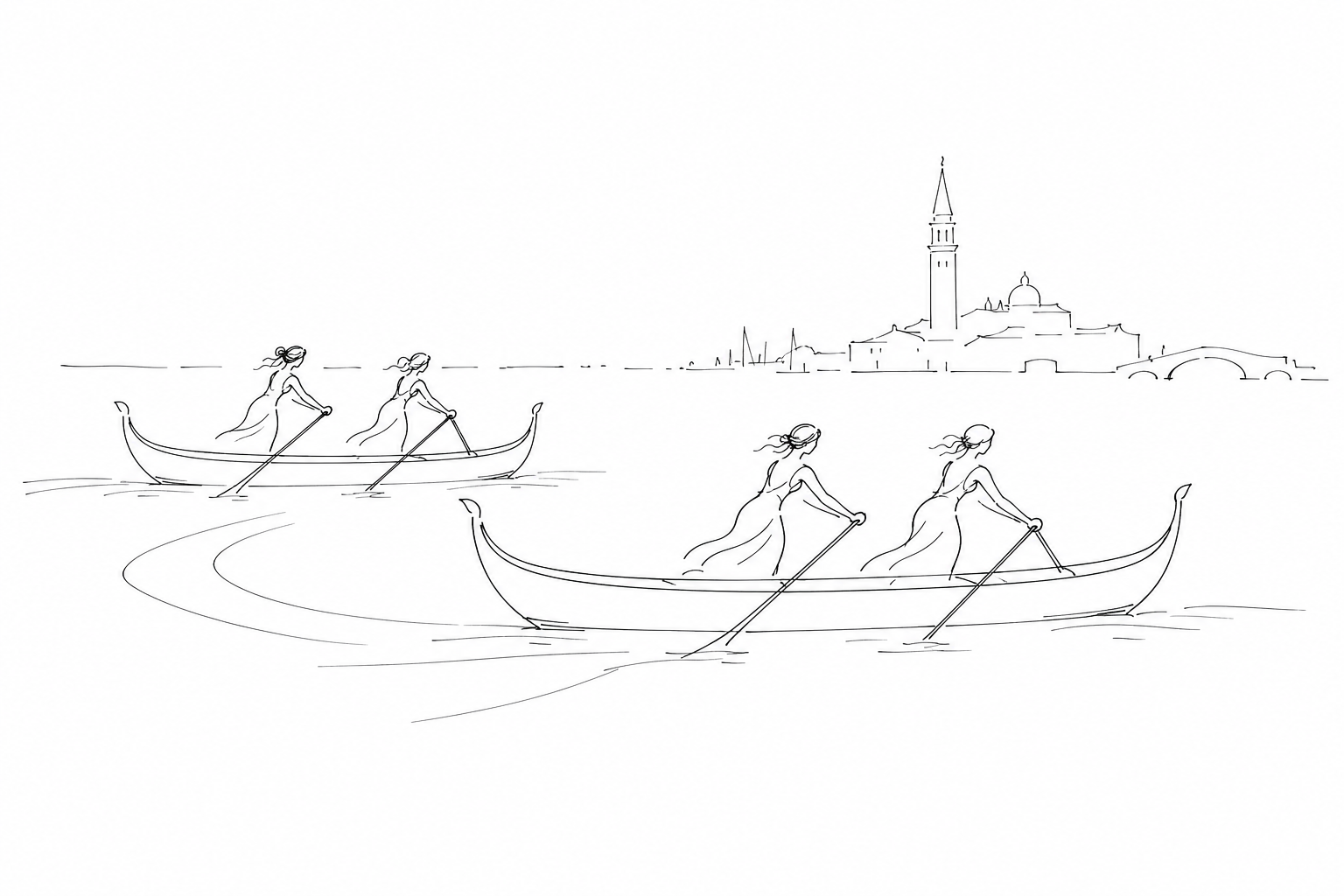 Illustration for Regata Storica: how to watch it while understanding boats, colors and hierarchies on the water