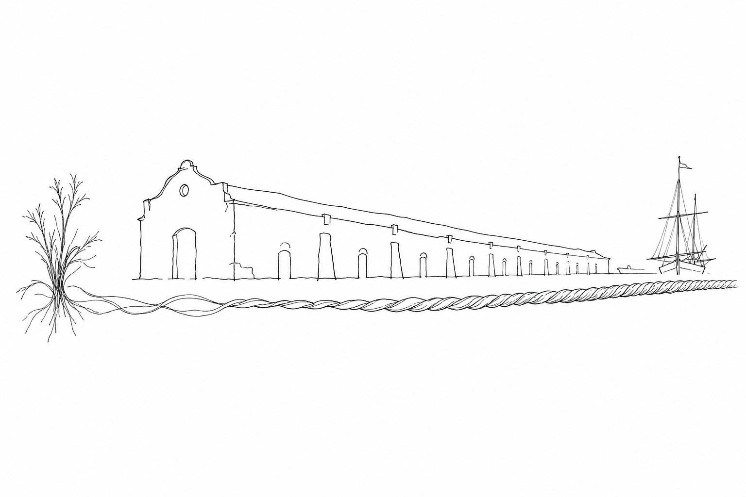 Illustration for The Arsenale ropewalks: where the ropes that held Venetian naval power together were born