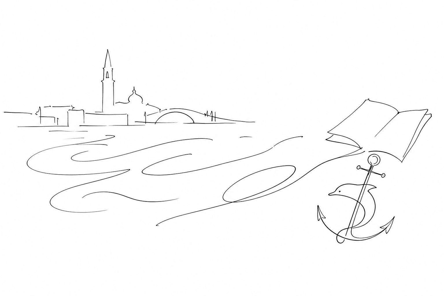 Illustration for Italic type was also born here: Venice, publishing and typefaces that changed the way people read