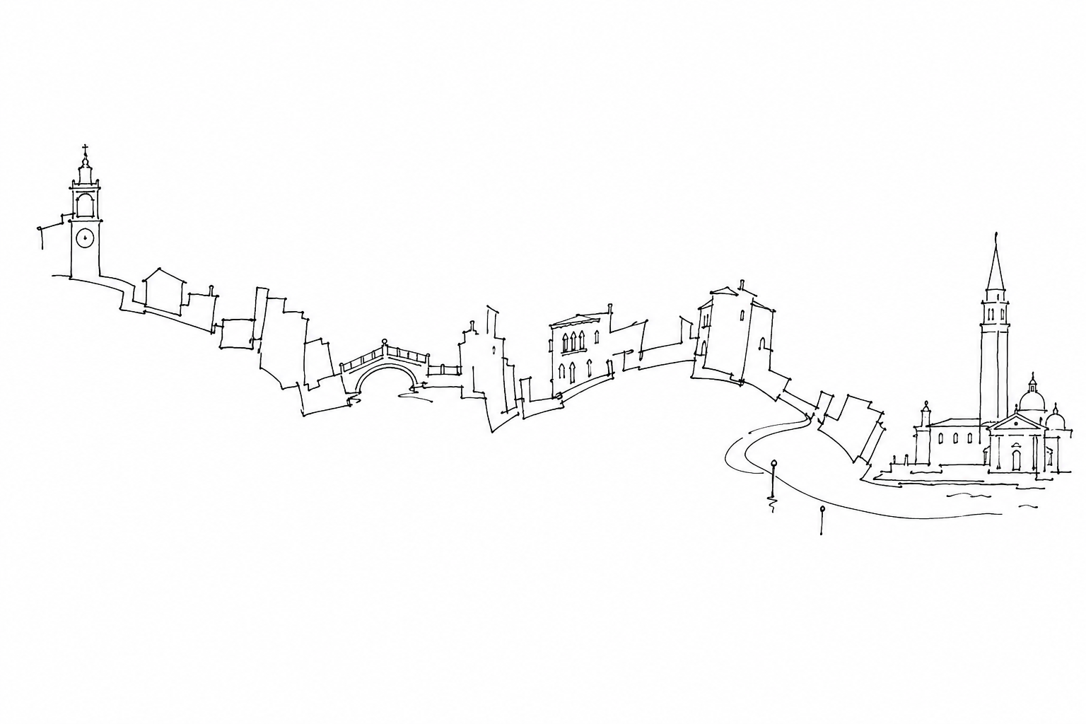 Illustration for Le Mercerie: il percorso commerciale tra Rialto e San Marco che non era nato per lo shopping moderno