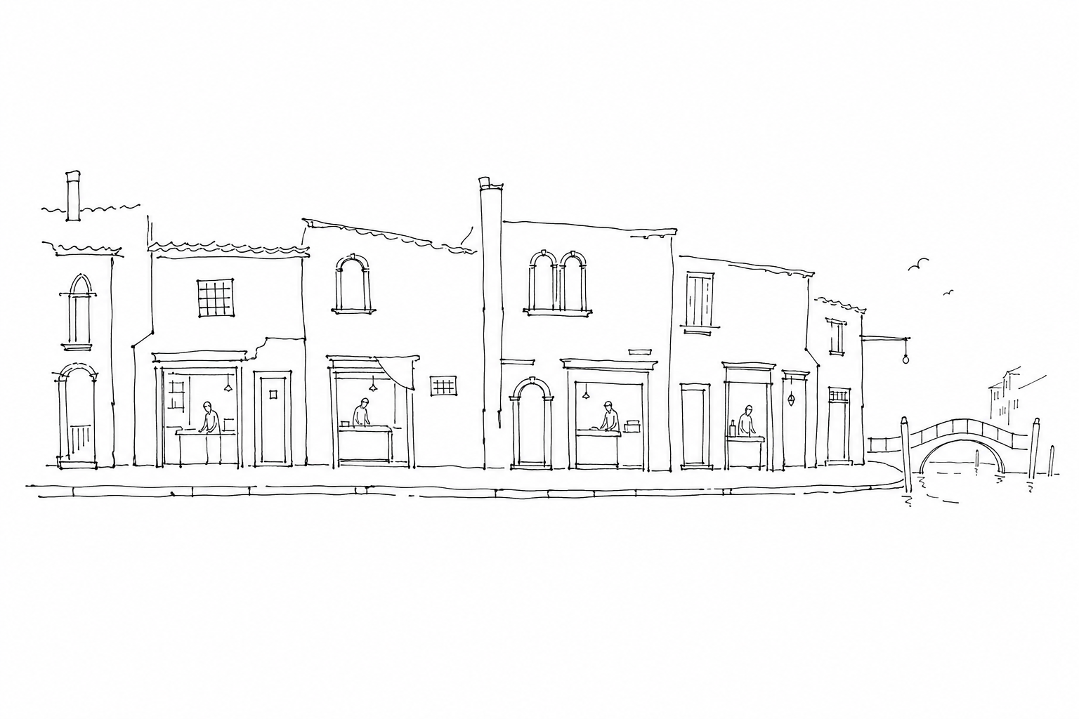Illustration for Ruga Rialto: a street of shops for understanding Venetian commerce before global storefronts