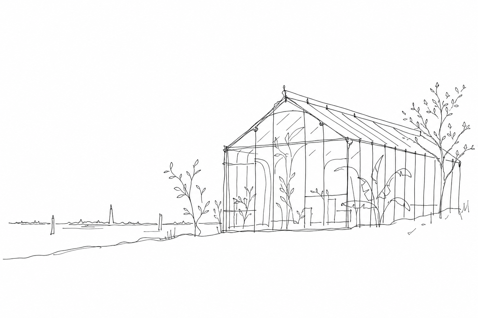 Illustration for The Serra dei Giardini: glass, plants and the Biennale even before the national pavilions