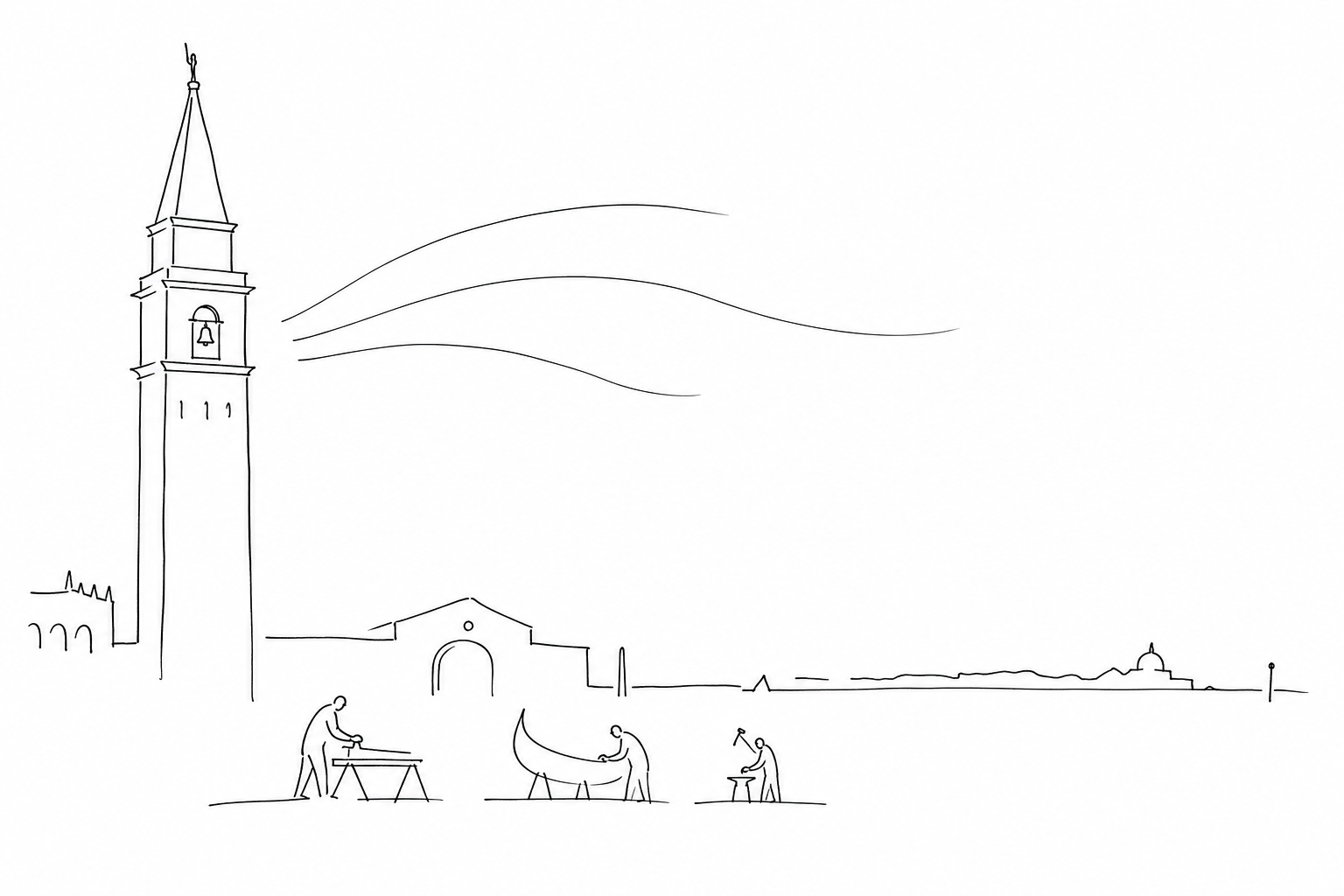 Illustration for St Mark’s Campanile: looking at Venice from above without forgetting that it is a reconstruction