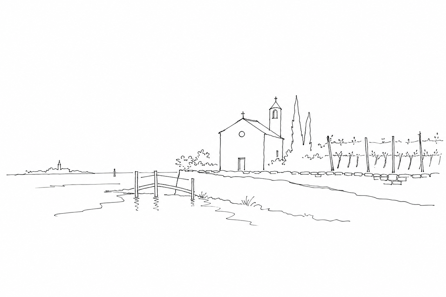 Illustration for Mazzorbo: the walled vineyard and the quiet side next to Burano