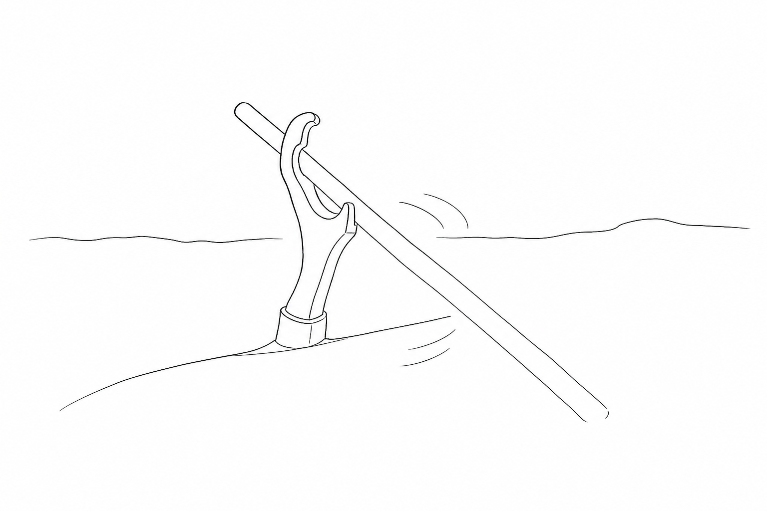 Illustration for Voga alla veneta for beginners: trying to row the way it is really done in the lagoon