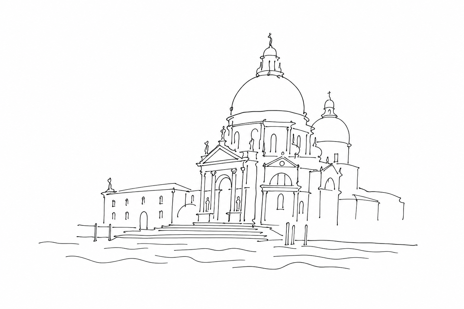 Santa Maria della Salute: la chiesa nata dalla peste che Venezia guarda ancora dall’acqua