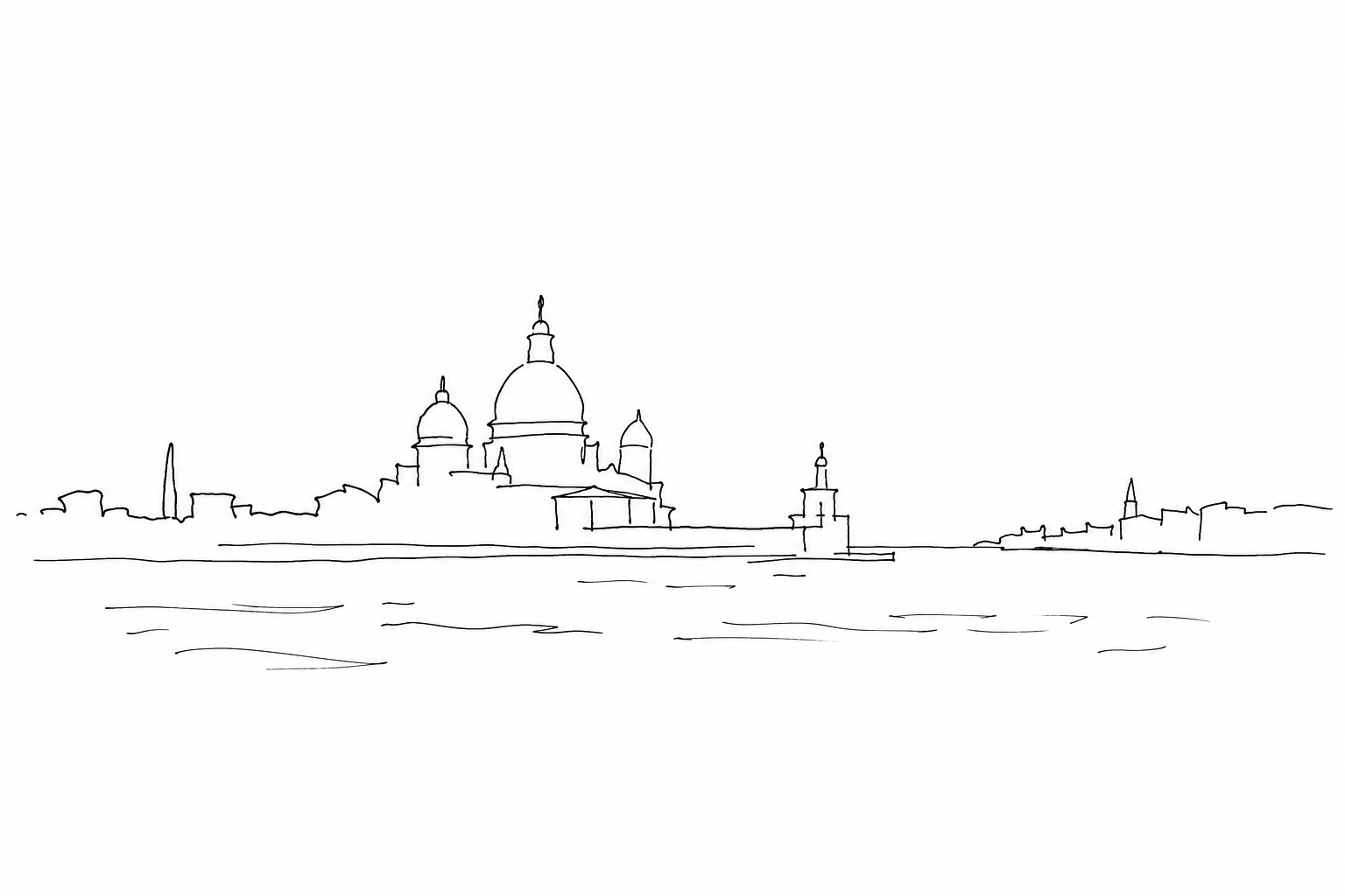 Illustration for Santa Maria della Salute: la chiesa nata dalla peste che Venezia guarda ancora dall’acqua