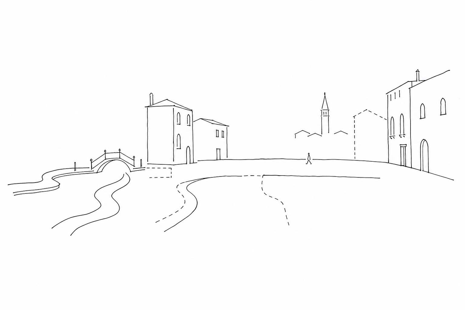 Illustration for Strada Nova: la via moderna che ha cambiato il modo di attraversare Cannaregio