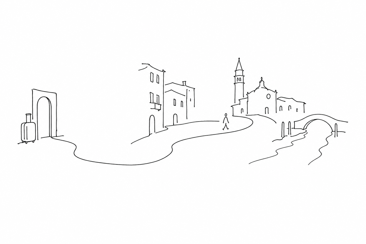 Illustration for Ultimo giorno a Venezia con i bagagli: come organizzarsi senza trascinare valigie sui ponti