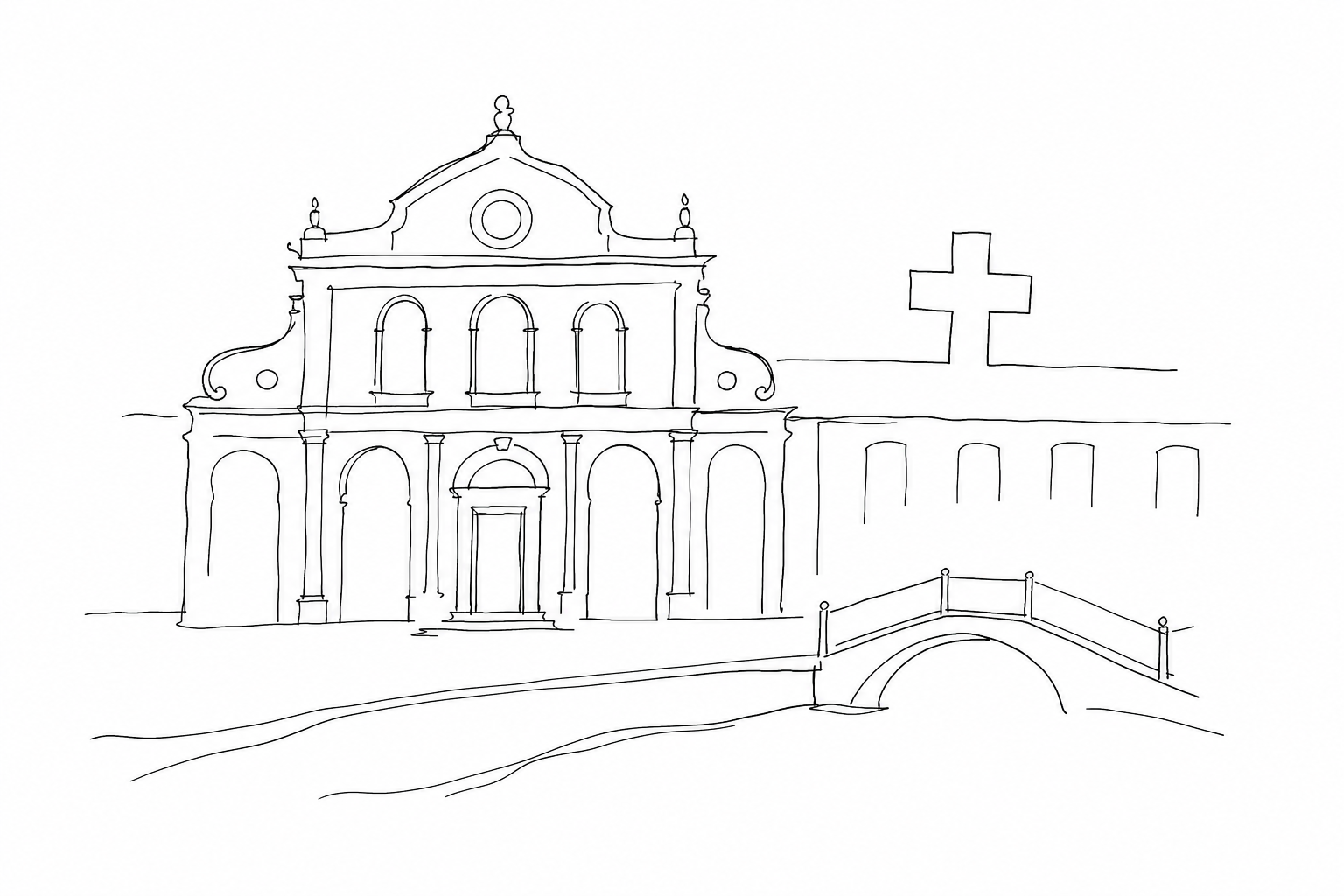 Illustration pour La Scuola Grande de San Marco : la façade la plus élégante devant l’hôpital civil