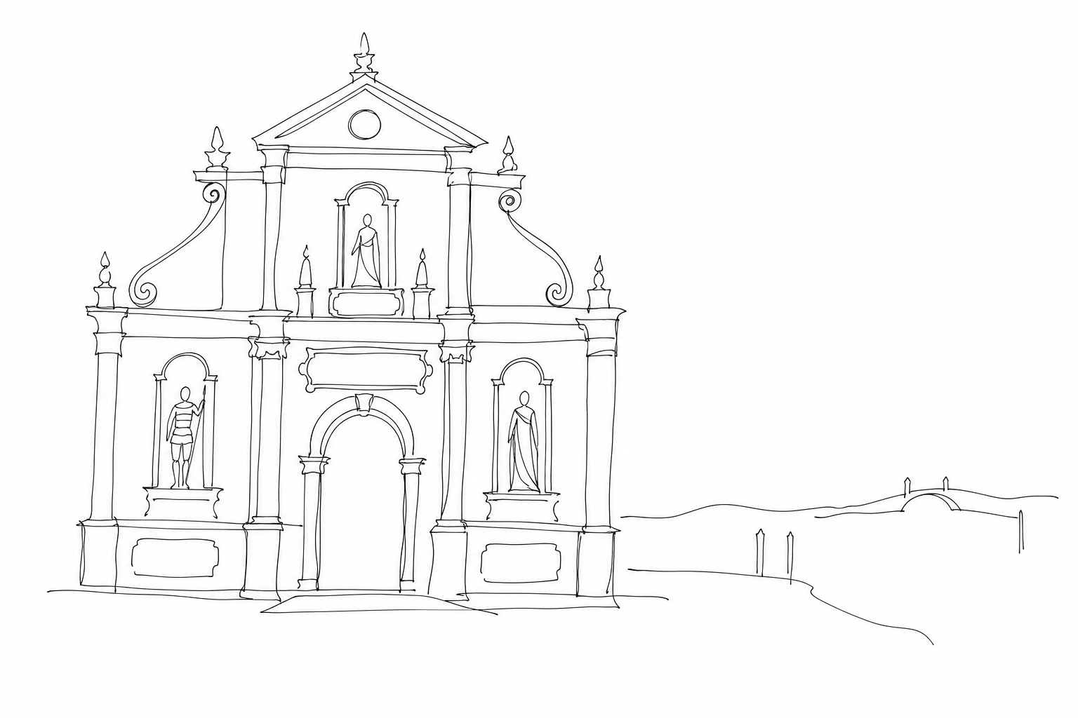 Illustration for Santa Maria del Giglio: la facciata che parla più della famiglia Barbaro che della Madonna