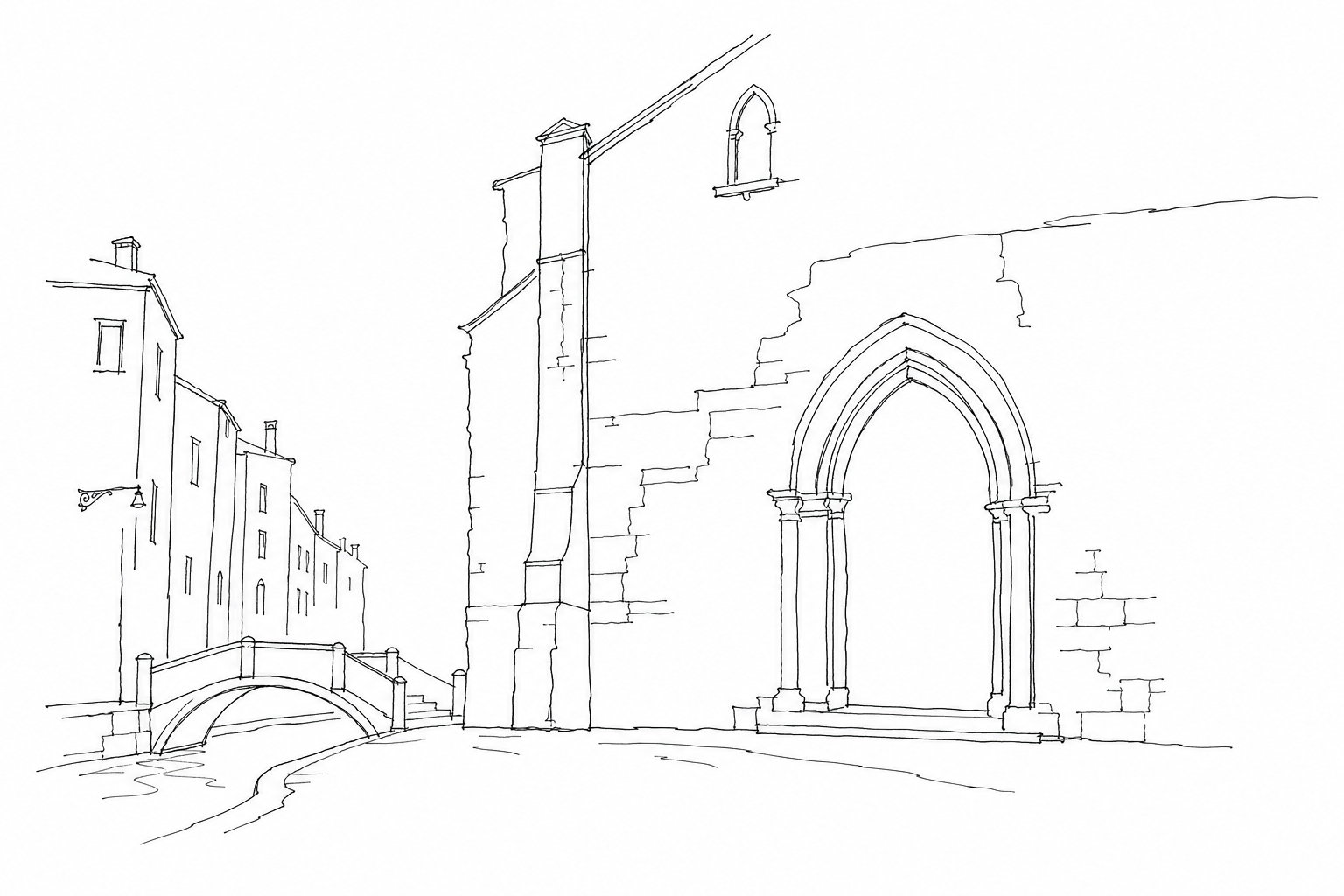 Illustration pour San Polo : l’église qui donne son nom au campo mais reste souvent hors cadre