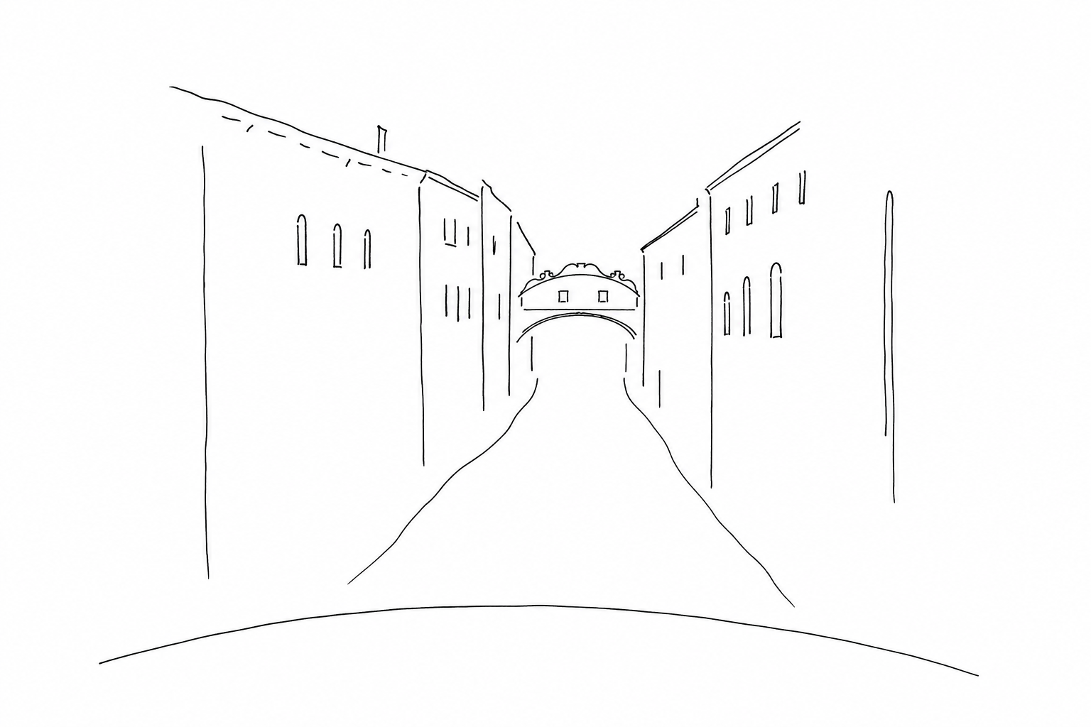 Illustration for Ponte della Paglia: the spot from which everyone photographs the Sighs without wondering where they are
