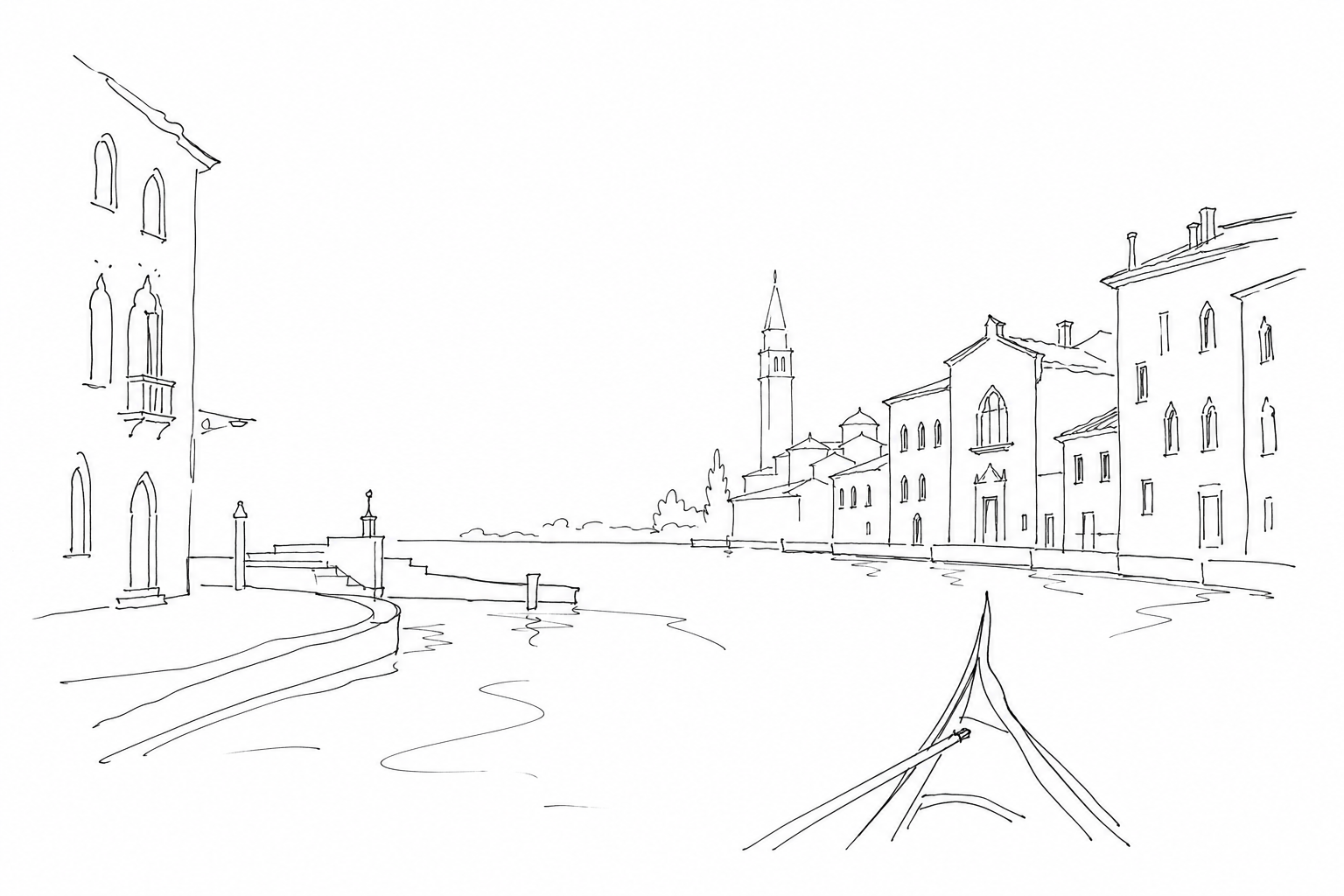 Illustration for Santa Croce per chi arriva a Venezia: il sestiere che inizia prima dei monumenti