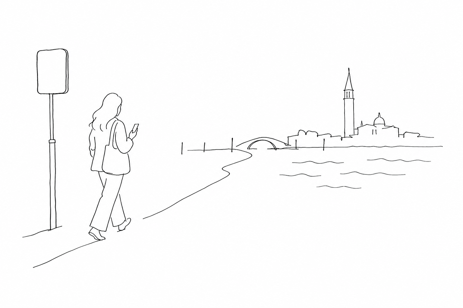 Illustration for Da Mestre centro a Venezia al mattino: come impostare una giornata lenta senza partire in affanno