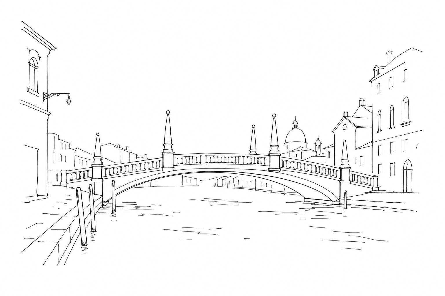 Illustration for Ponte delle Guglie: obelisks, Cannaregio and the passage toward the Ghetto