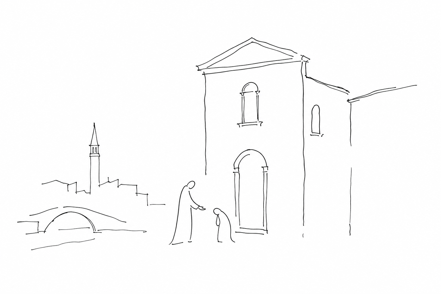 Illustration zu Ateneo Veneto: die Scuola dei Picai und die strengere Seite des Campo San Fantin